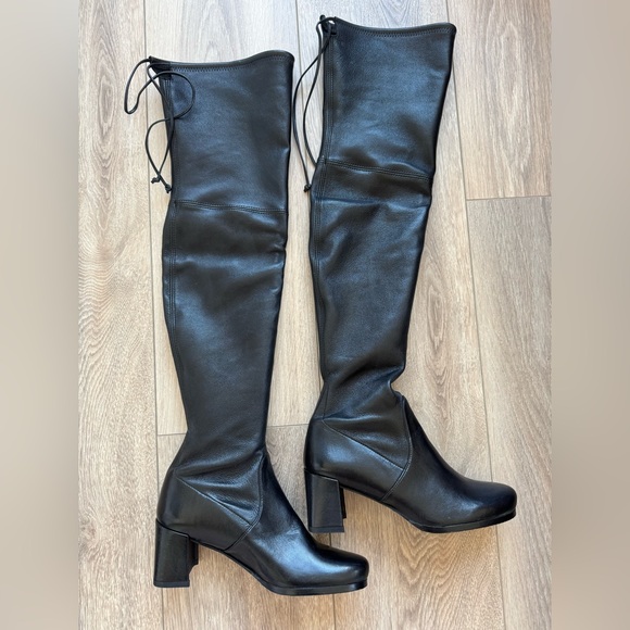Stuart Weitzman Shoes - Stuart Weitzman Black Over-the-Knee Leather Boots